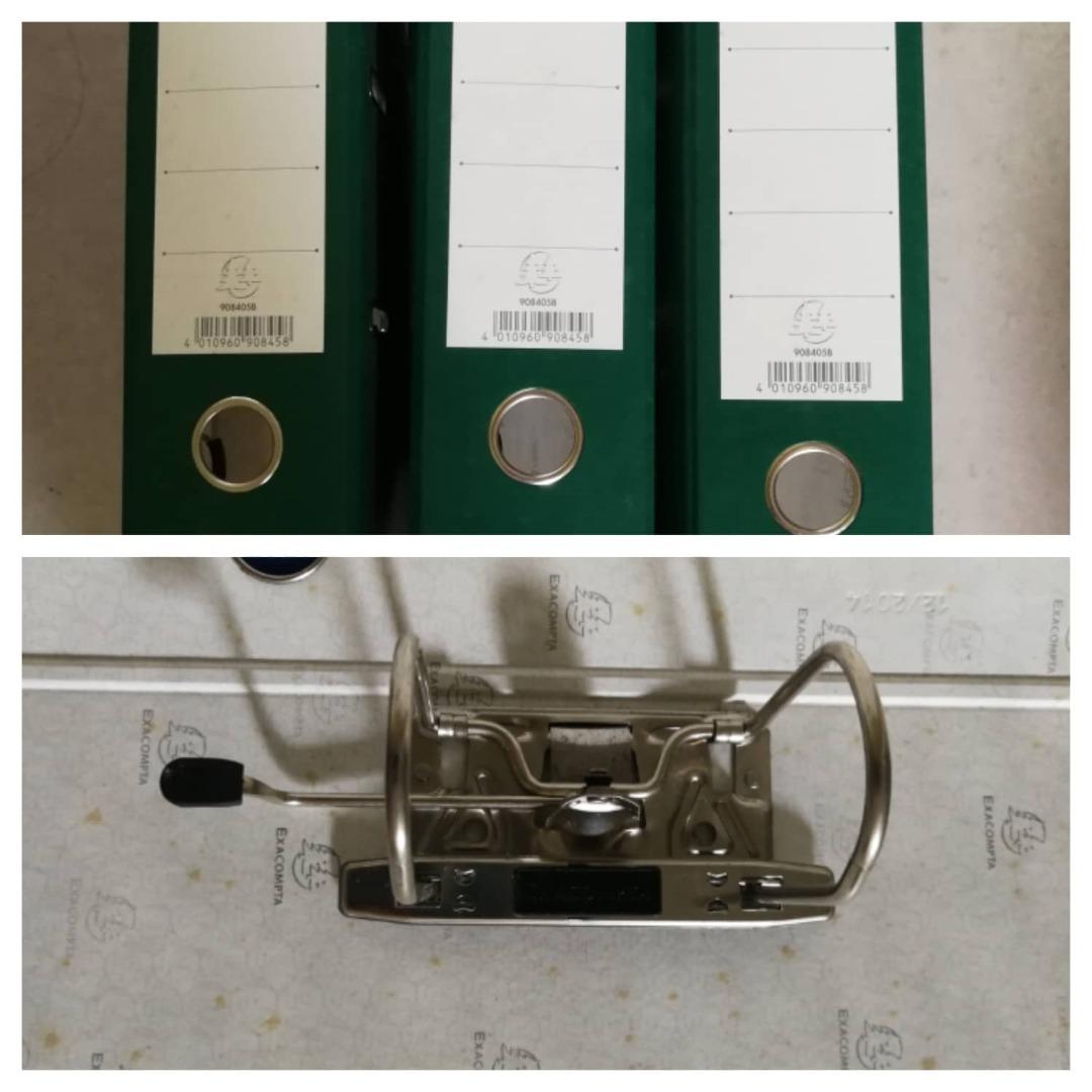 lever arch file holder. 2ring, spine 80mm, A4., Hobbies & Toys, Stationary & Craft