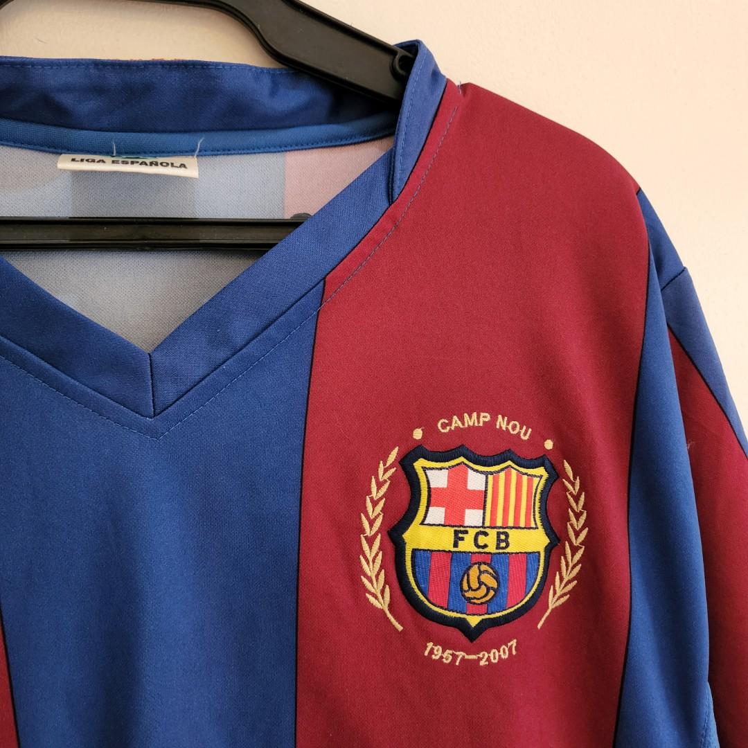 FC Barcelona Soccer Jersey, Men's Fashion, Activewear on Carousell
