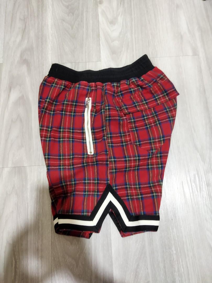 FEAR OF GOD PLAID SHORTS Men s Fashion Bottoms Shorts on