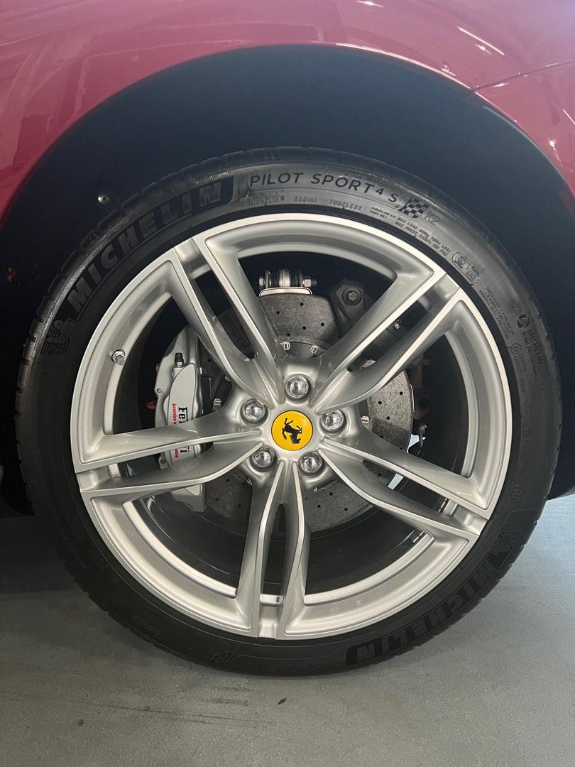 Ferrari Roma Rim Ferrari Roma Forged Wheel Brilliant Silver, Car Accessories, Tyres ...