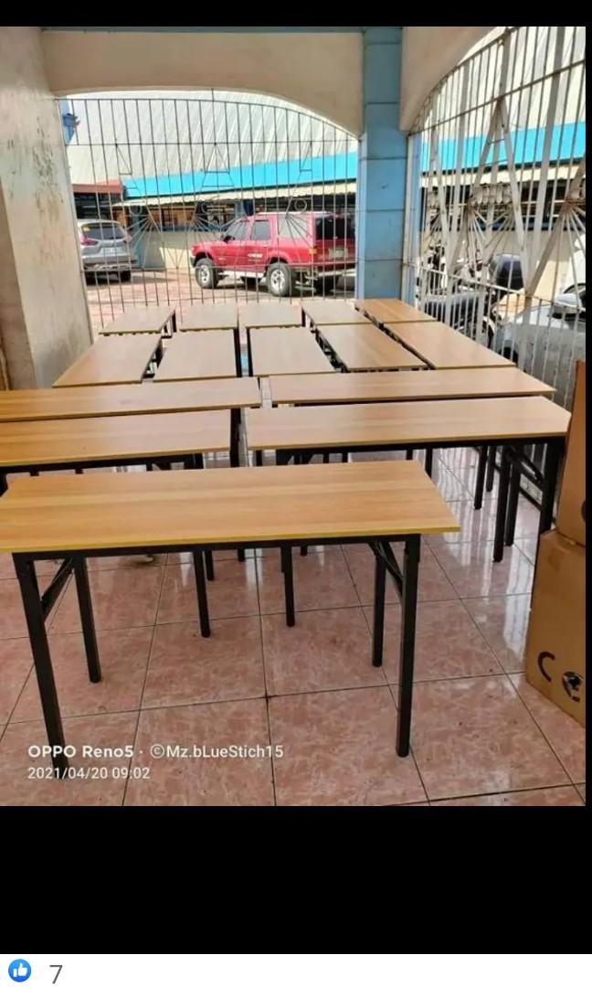 FOLDABLE COMPUTER TABLE AND OFFICE CHAIR😊😇 (Category: Tables & Sets) located in Quezon City. Submitted by masculino (Listing ID 1183352170, Image 2). Description: AVAILABLE✔️ COMPUTER FOLDING TABLE ❤️❤️ BODEGA PRICE‼️✔️ 80X40✔️ 100X40✔️ 120X40✔️ 100X60✔️ 120X60✔️ COD!w/DELIVERY CHARGE✔️ TRHU GCASH PAYMENT✔️ OPEN FOR BULK ORDERS✔️ OPEN FOR PICK UP ORDERS✔️ DIRECT MESSAGE ME🤗❤️ LOC: QUEZON CITY😇.