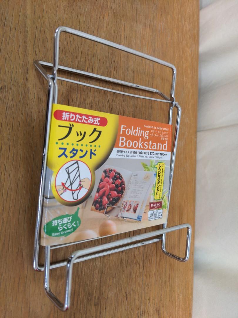 Folding Bookstand from Daiso, Furniture & Home Living, Home Decor