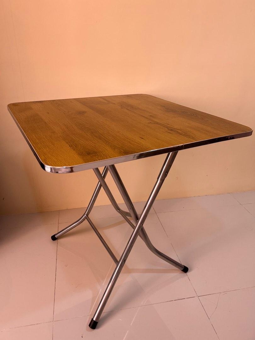 Folding table with chair, Furniture & Home Living, Furniture, Tables