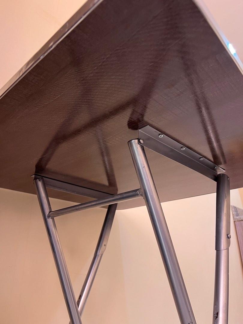 Folding table with chair, Furniture & Home Living, Furniture, Tables