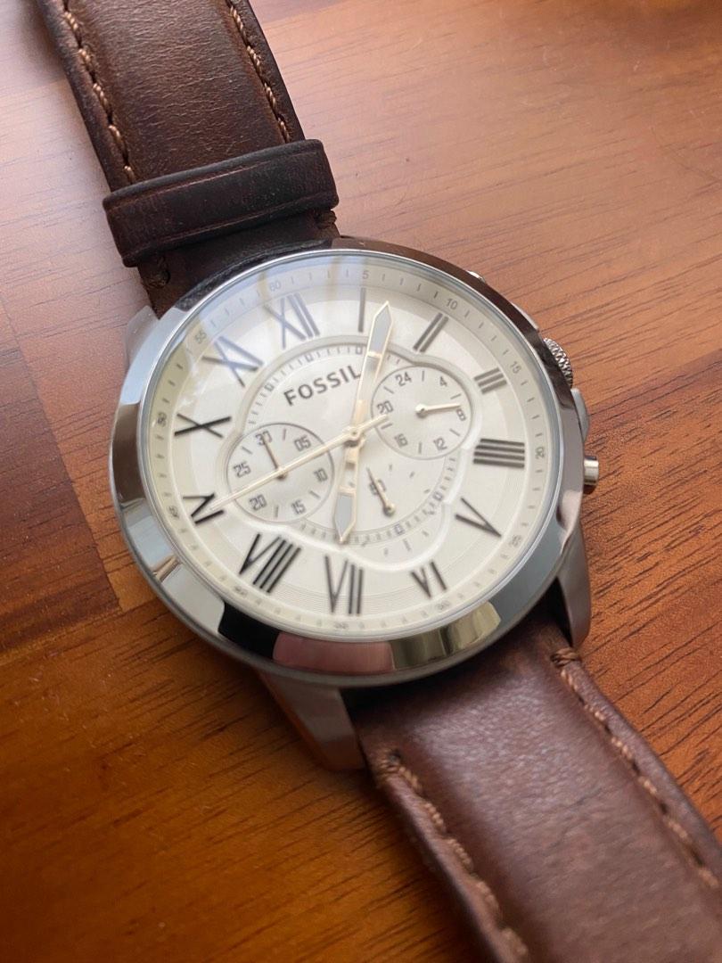 Men's fossil hotsell grant chronograph watch