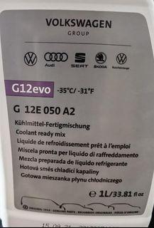 Genuine Volkswagen Audi SEAT Skoda G12E050A3 Coolant G12 Evo Ready Mix 5  Litres