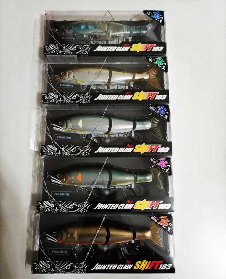 JOINTED CLAW SHIFT 183 & RATCHET 184 金鯱 Swimbait GAN CRAFT
