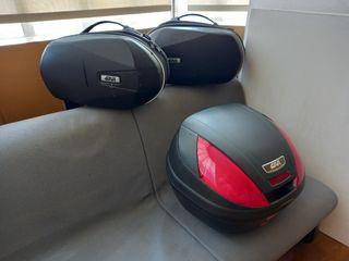 Givi Panniers and Top Box