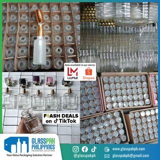 Glass Packaging Glass Jars Bottles Container Bote Garapon Candle Jars Cosmetics Glass Bottles Pump Sprayer