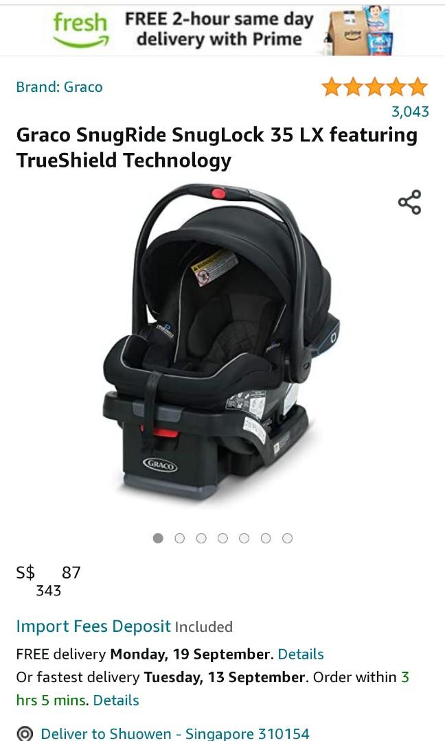 Graco snugride snuglock 35 lx compatible stroller discount