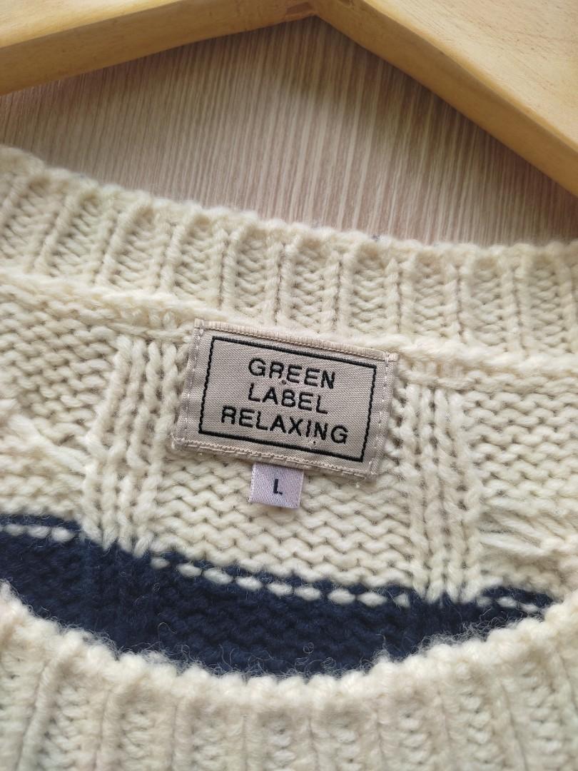 Green label relaxing knitwear