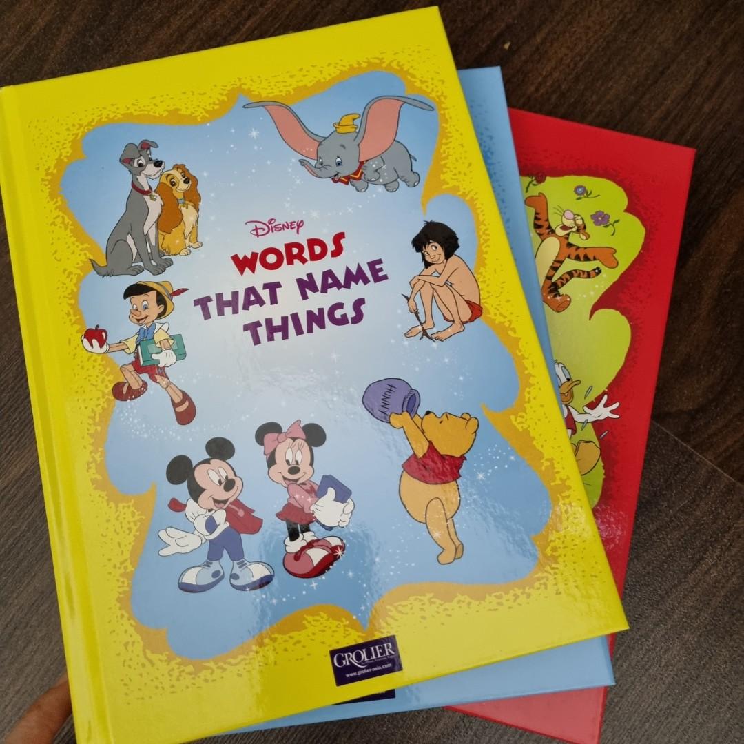 Grolier Disney words set only with storybooks Hobbies Toys Books