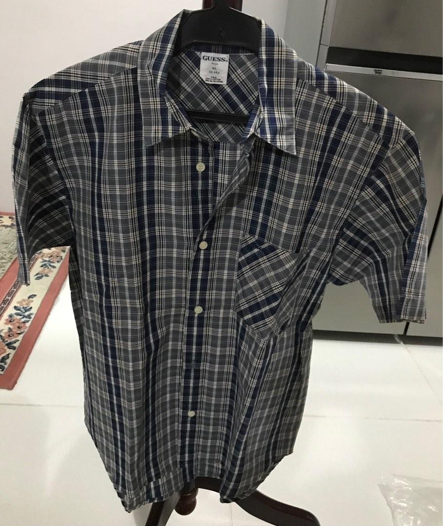Guess short sleeve button down outlet