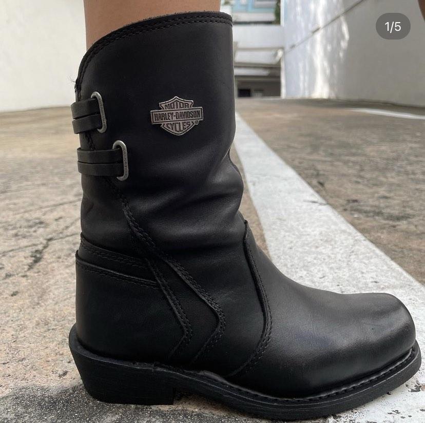 Harley Davidson ankle boots Women s Fashion Footwear Boots on