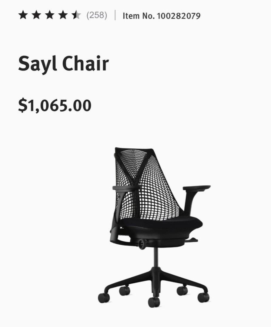 Herman miller sayl ergonomic chair (Category: Office & Business Technology) located in Kuala Lumpur. Submitted by displayelement1 (Listing ID 1132276963, Image 2). Description: https://linktr.ee/displayelement t.me/+FKJcSCWLUBA4MmRl Retail price in american market about Usd 1069 = rm 4917 Year 2019 Item almost new condition Text me for any enquiry Tag Herman miller aeron Humanscale Okamura Steelcase Haworth Ikea Office furniture Office chair Meet