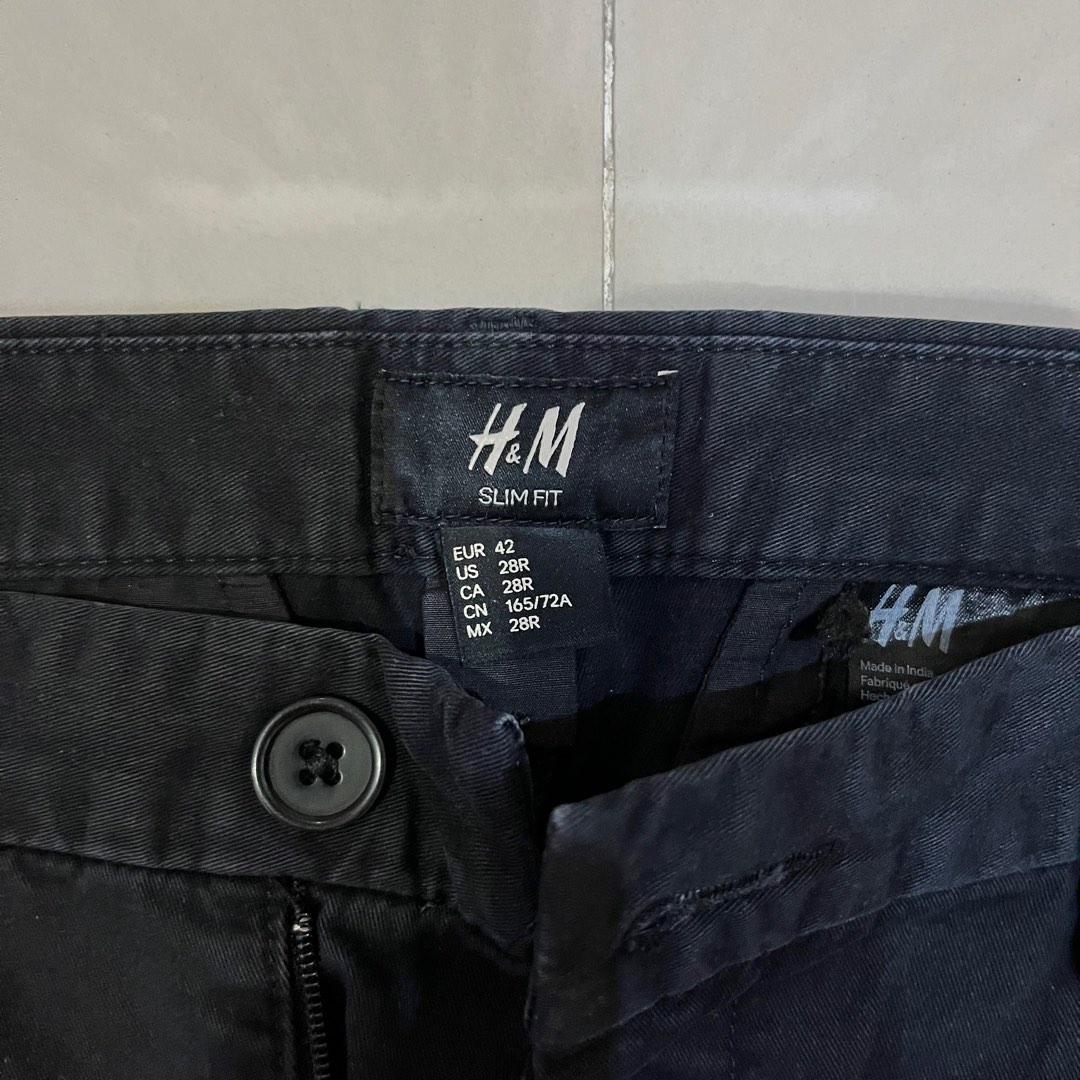 H&m black hotsell chinos men's