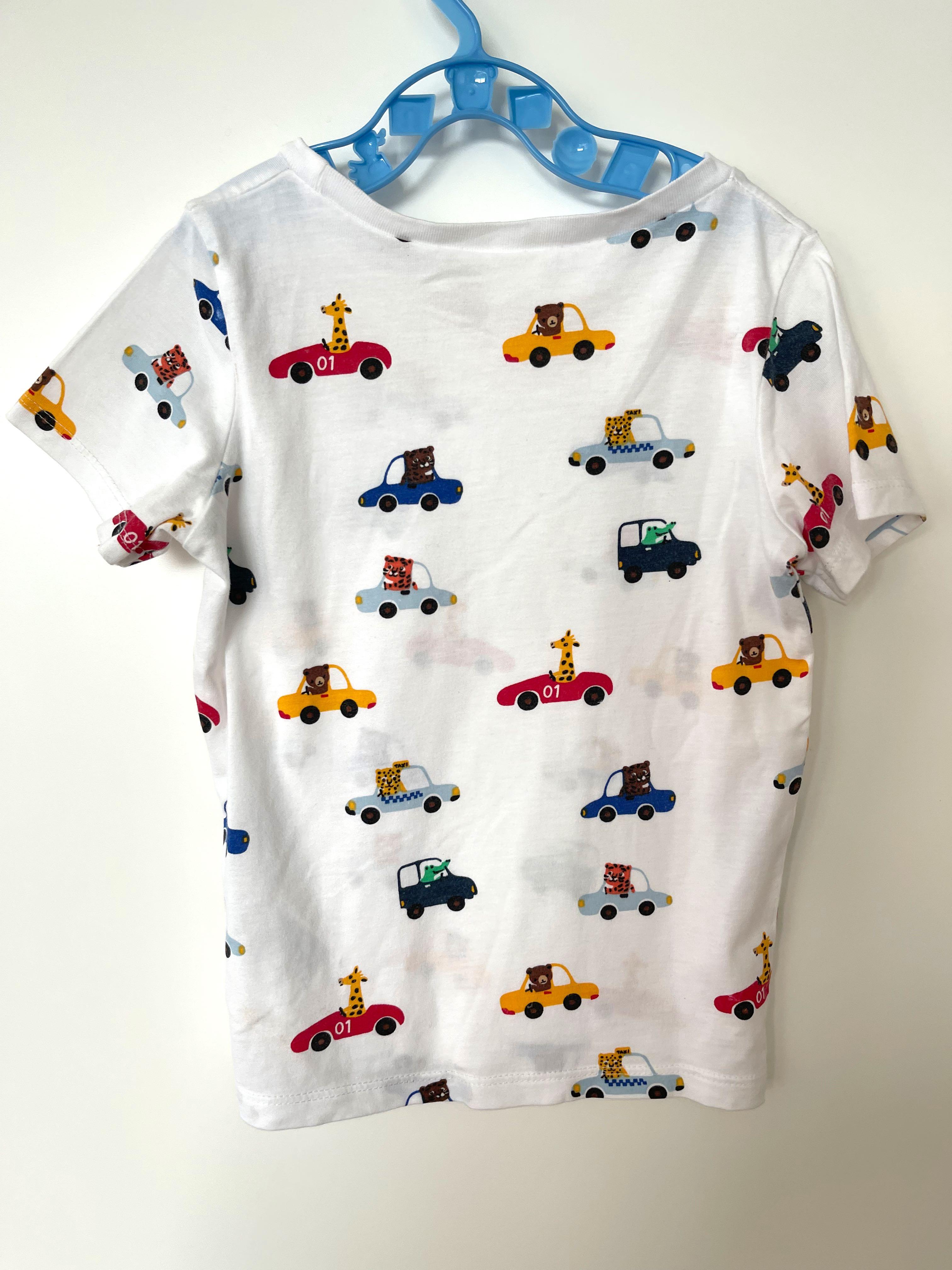 H&M kids animal car T-shirt size 1-2 years, Babies & Kids, Babies & Kids  Fashion on Carousell