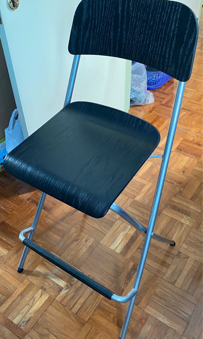 IKEA foldable bar chair, Furniture & Home Living, Furniture, Chairs on