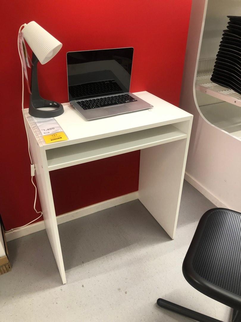 IKEA VANITY STUDY OFFICE TABLE BUDOL FINDS (Category: Office Furniture & Fixtures) located in Manila. Submitted by missielle (Listing ID 1183365865, Image 1). Description: Super gandaaaaaa neto! Very minimalist. Perfect for small spaces room. + 300 pasabuy fee.