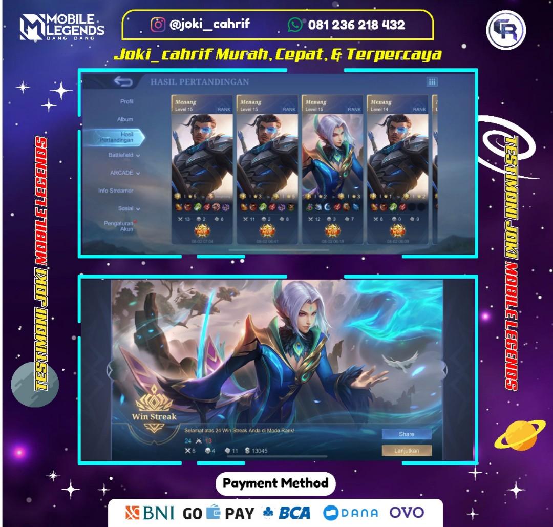Jasa Joki MLBB TERMURAH, Video Game, Game di Carousell