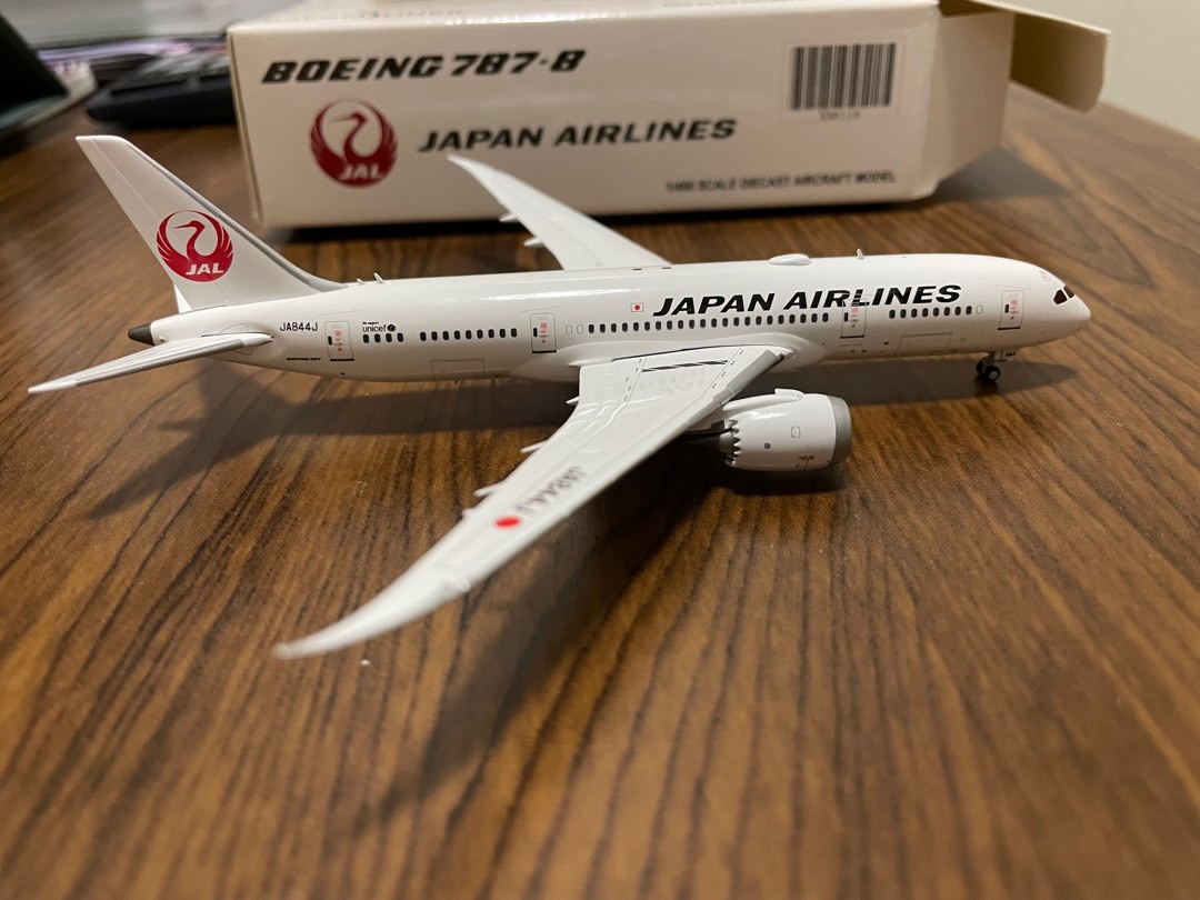 Jc wings 1:400 JAL Japan airlines 日本航空B787-8 JA844A, 興趣及 