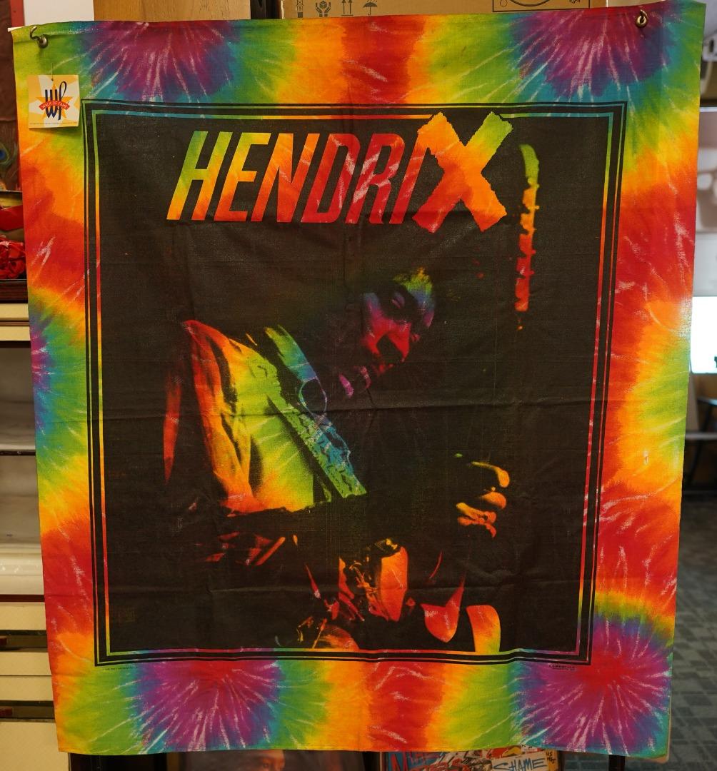 Jimi Hendrix fabric poster, Hobbies & Toys, Stationery & Craft, Art ...