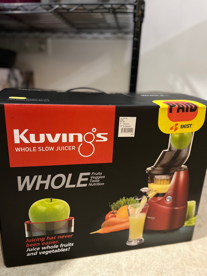 Kuvings Slow Juicer B6000, TV & Home Appliances, Kitchen Appliances
