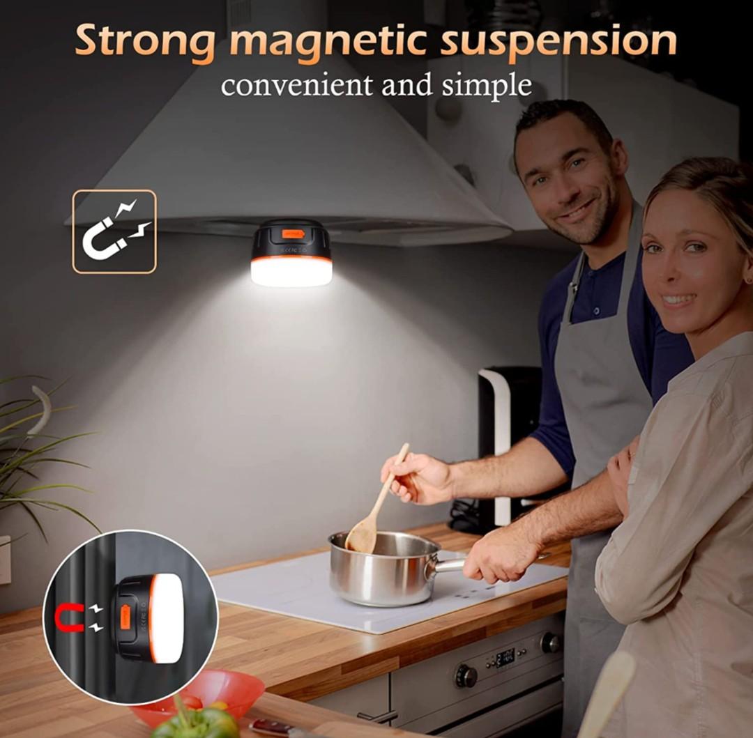 lanktoo Rechargeable Camping Lantern with Remote Control & Powerbank