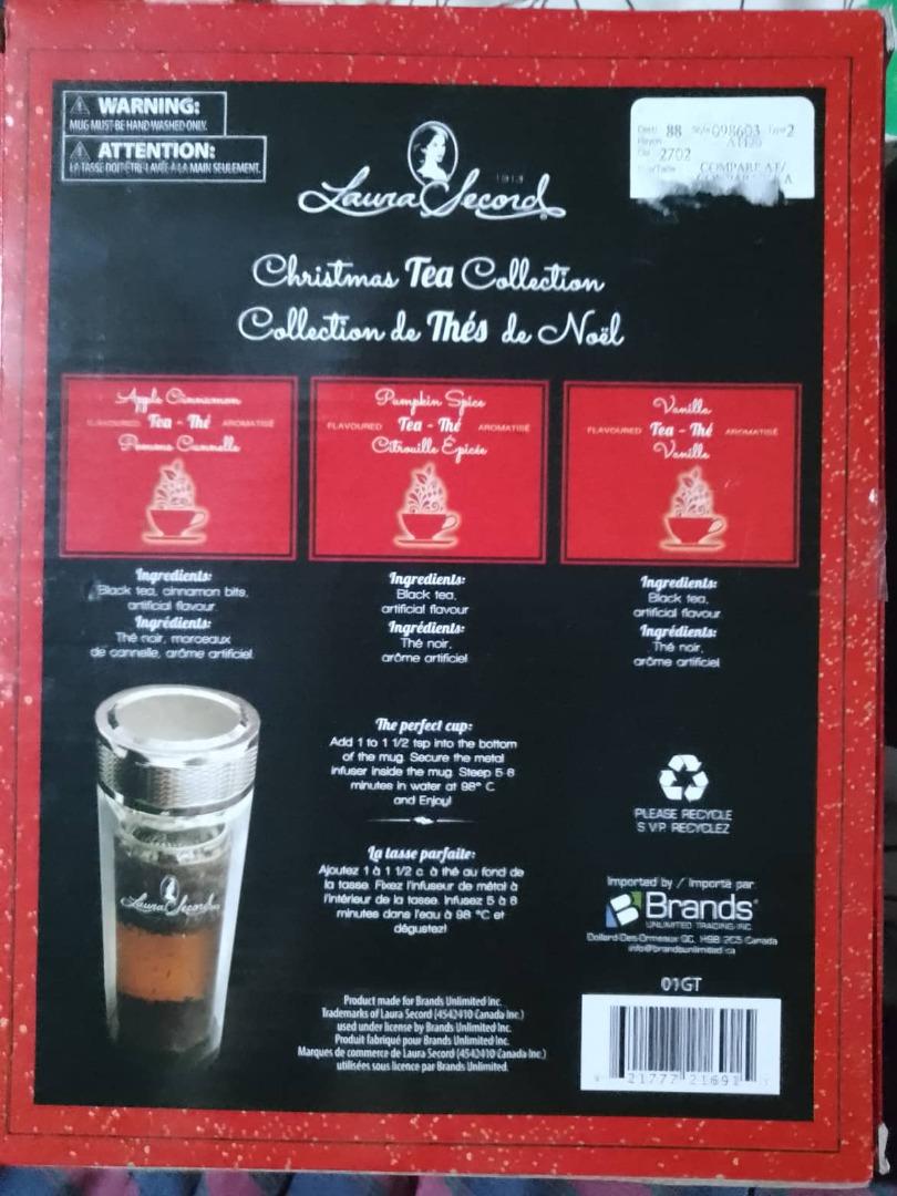 Laura Secord Tea and Mug gift set, Furniture & Home Living, Kitchenware & Tableware, Water