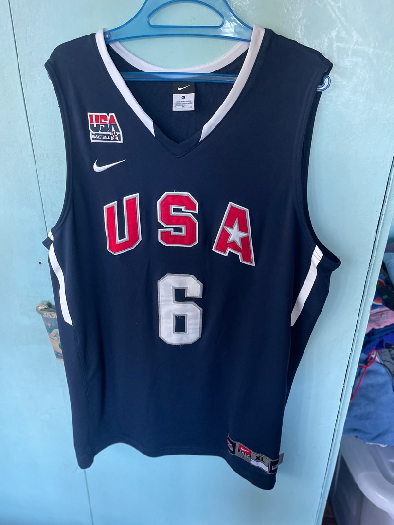 lebron usa jersey size xl, Men's Fashion, Activewear on Carousell