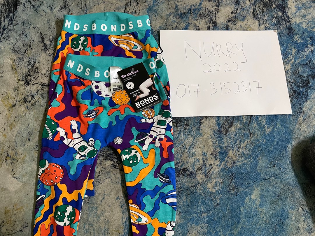 Bonds Stretchies Leggings Rainbow Lion 