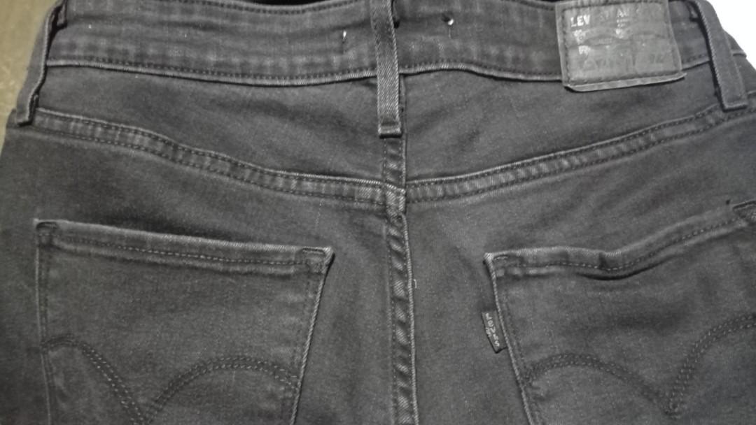LEVI'S 721 High Rise Skinny Soft Black Jeans 18882-0024 (30), Women's ...
