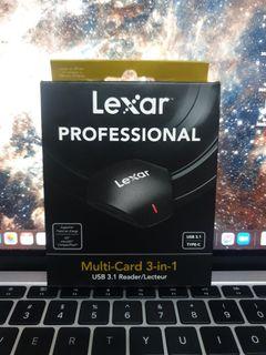 Lexar Professional Multi-Card 3-in-1 USB 3.1 Reader/Lecturer