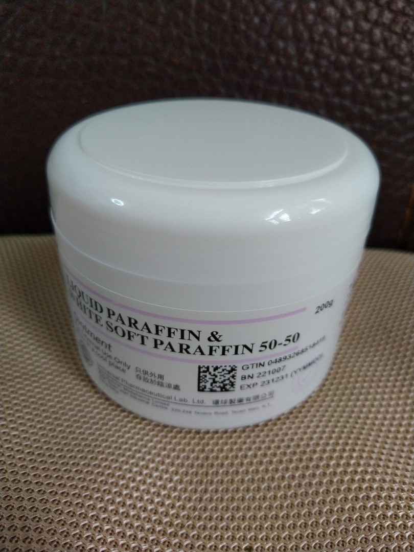 全新liquid paraffin & white soft paraffin 5050, 美容＆個人護理, 健康及美容 皮膚護理