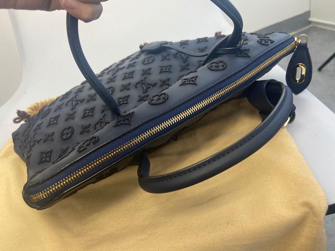 Louis Vuitton Lockit Handbag Limited Edition Monogram Addiction Rubber  Vertical