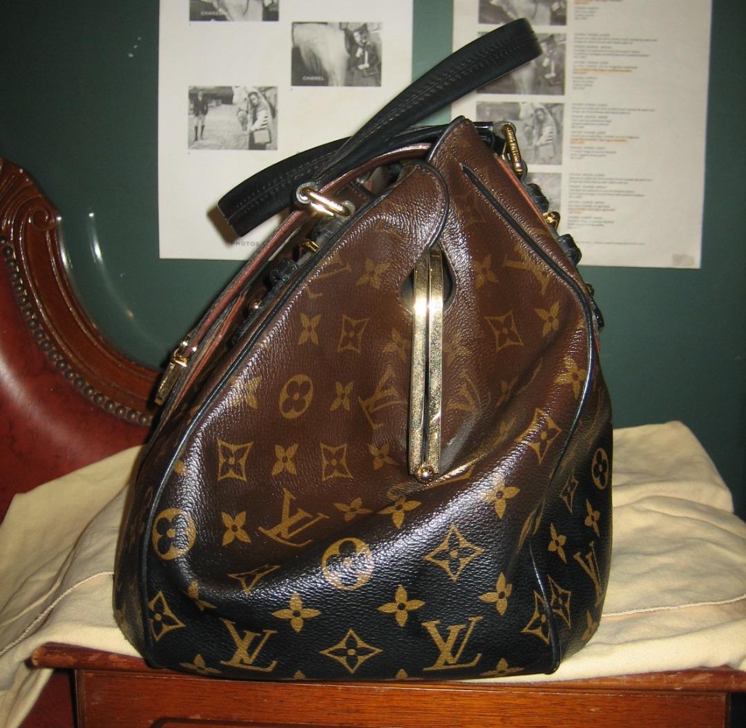 Louis Vuitton Mirage Griet Noir Monogram Canvas & Leather Bag
