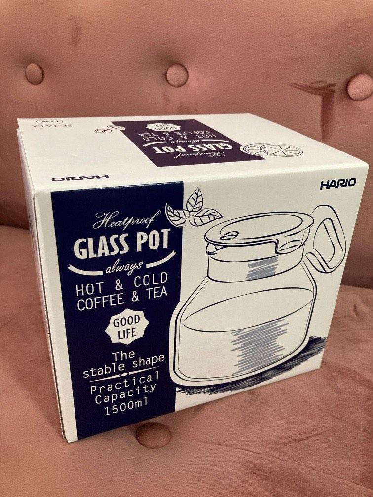 Made in Japan Hario glass pot 1500L, Furniture & Home Living