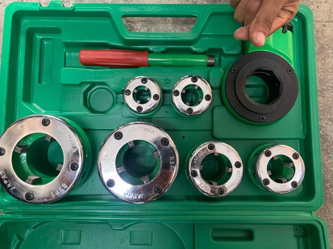 Manual Pipe Threader (Category: Construction Tools & Equipment) located in Manila. Submitted by 09150361920ronvillaflor (Listing ID 1183321353, Image 3). Description: Manual Pipe Threader Brand: Hoyoma japan Specs: 1/2" - 2" Price: 3,940 Welcome to "Takezo Industrial Supply" For inquiries GLOBE:📞 ☎ 0915-036-1920 VIBER:📞 ☎ 0915-036-1920 Email me@ 📫 📑 r-o-n-.-t-a-k-e-z-o-i-n-d-u-s-t-r-i-a-l-@-g-m-a-i-l-.-c-o-m Check my Carousell: https://www.ca