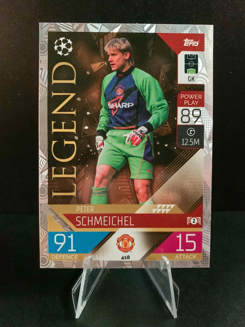 Match attax 22/23 Legend: Peter Schmeichel Hobbies Toys Toys