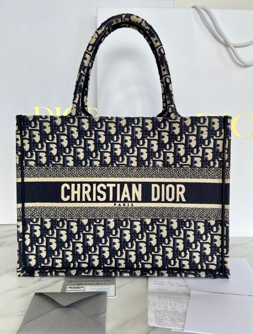 Christian Dior Book Tote Light Blue limited edition, Luxury, Bags & Wallets  on Carousell