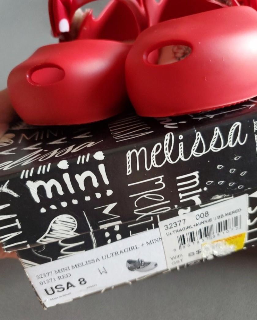 Mini Melissa Buy 1 Get 1 Free (Category: Babies & Kids Fashion) located in Taguig. Submitted by therealbargain (Listing ID 1183338055, Image 3). Description: STRICTLY NON-NEGOTIABLE ✔CHEAPEST IN CAROUSEL/LAZADA & SHOPEE ✔100%AUTHENTIC ✔BRANDNEW ✔STOCKS FROM USA/SINGAPORE FULL REFUND IF PROVEN FAKE!! ❌ NO TO LOWBALLER.