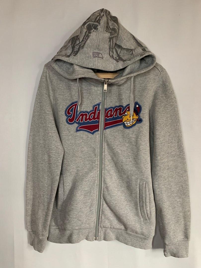 MLB Indians Hoodie Women's Cleveland Small Stitches Athletic Gear