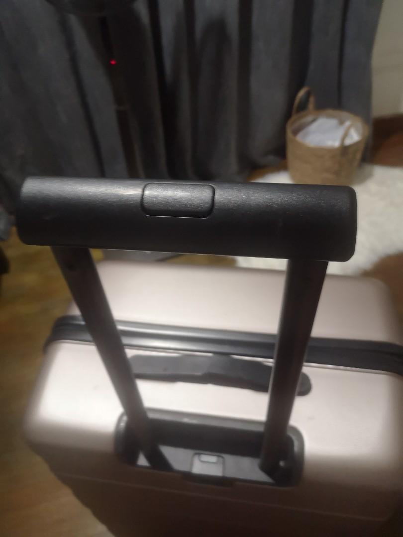 XL MUJI hard case luggage Beige/Gold 104L, Hobbies & Toys, Travel