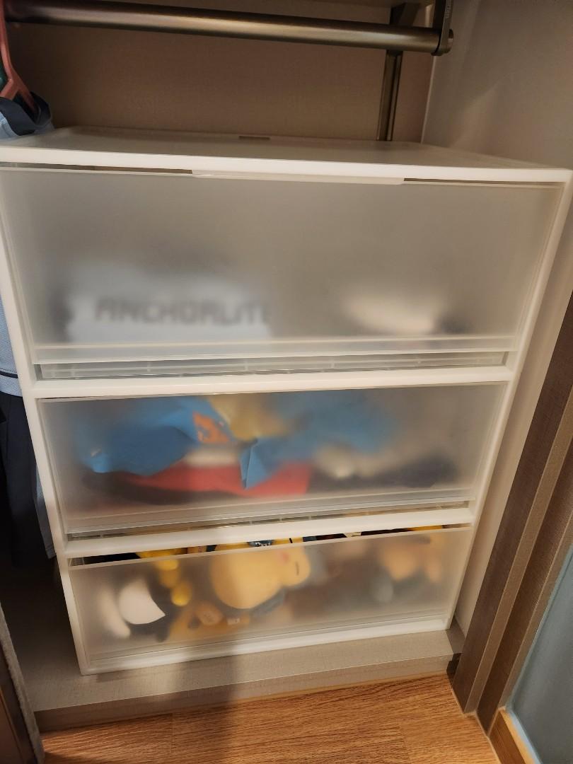 Muji pp storage wide, Furniture & Home Living, Home Improvement