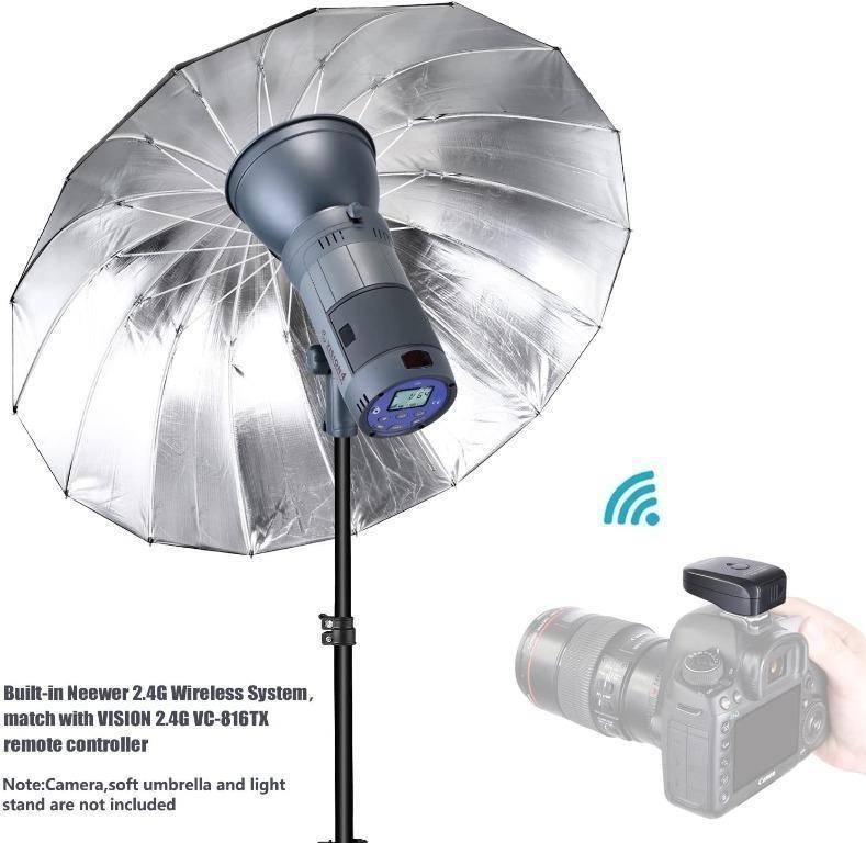 Neewer Vision 4 300W GN60 Outdoor Studio Cordless Liion Strobe Flash