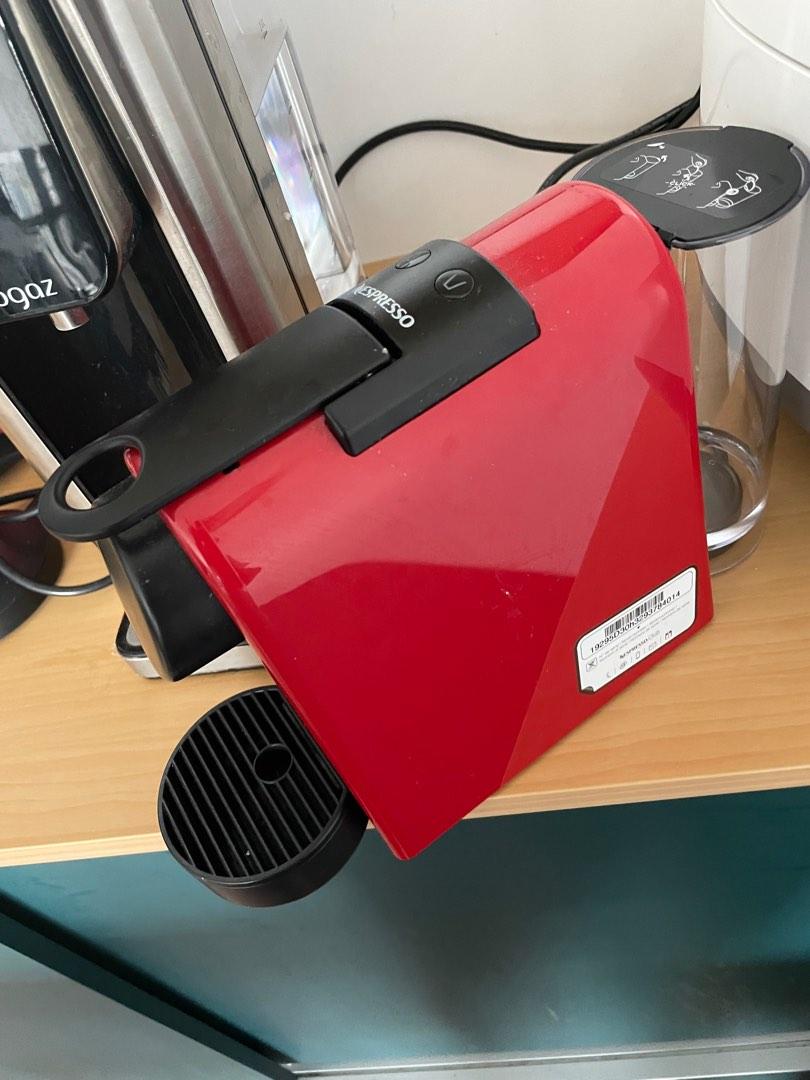 Nespresso essenza mini coffee machine red espreso, TV & Home Appliances