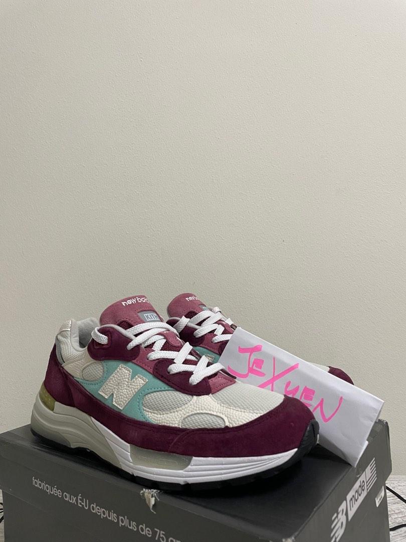 New Balance 992 Kith “Kithmas Collection by Ronnie Fieg”Burgundy Reef White  Made in USA US10 UK9.5
