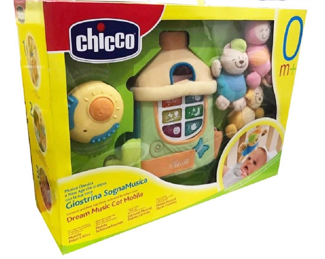 New Chicco dream music cot mobile