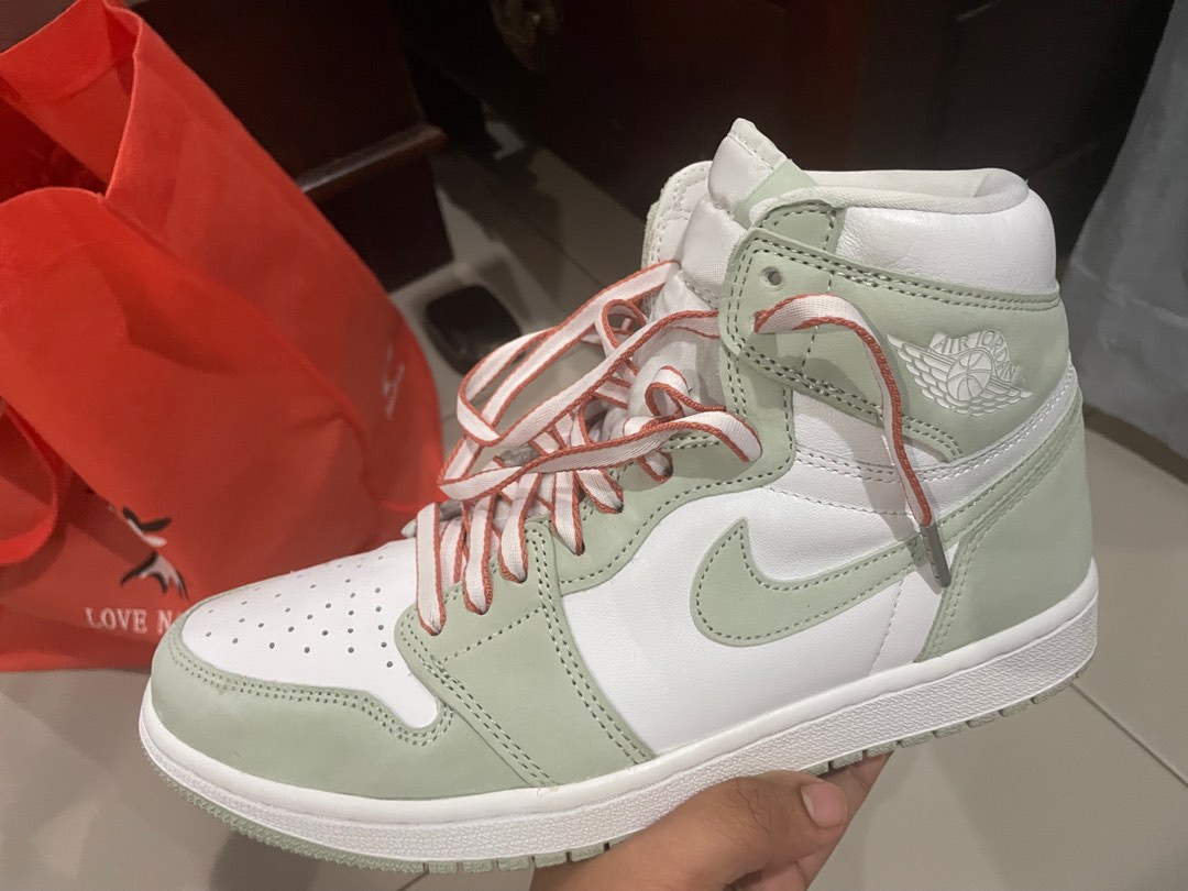 seafoam jordan 1 goat