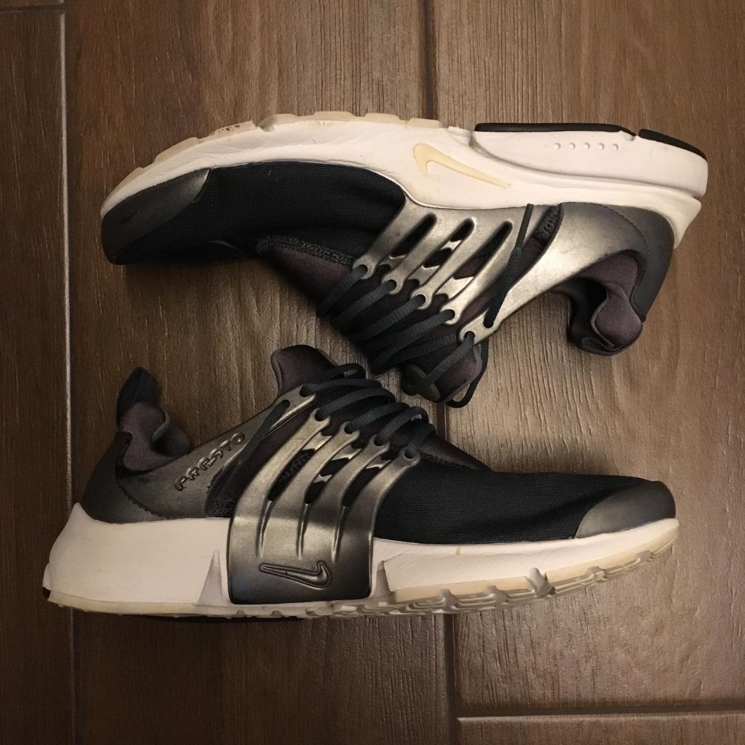Nike air presto top premium metallic silver